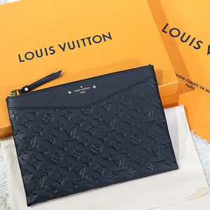 ✖선물용풀셋✖Louis Vuitton 모노그램 앙프렝뜨 데일리 클러치 블랙